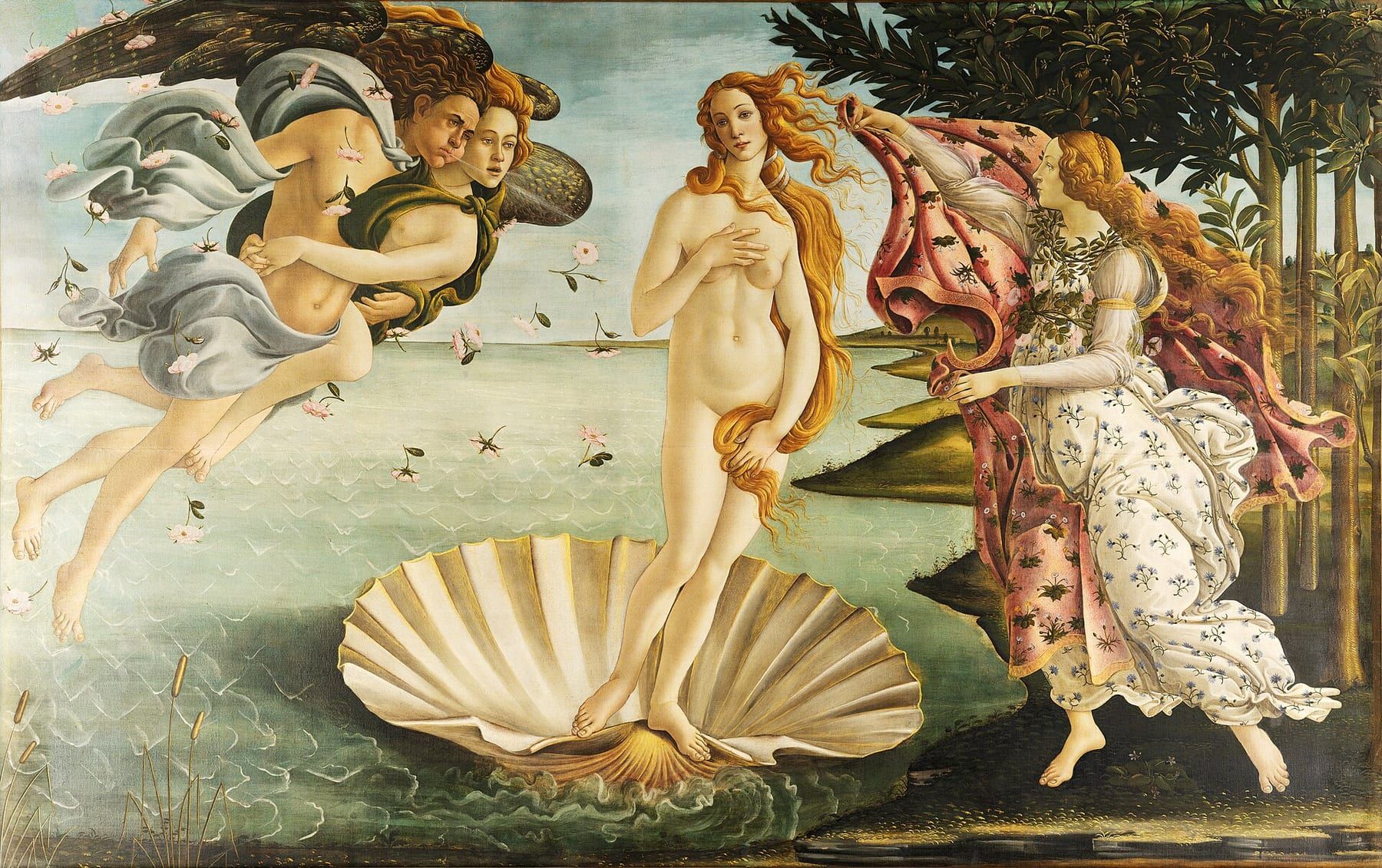 La Nascita di Venere di Botticelli nelle sale riallestite