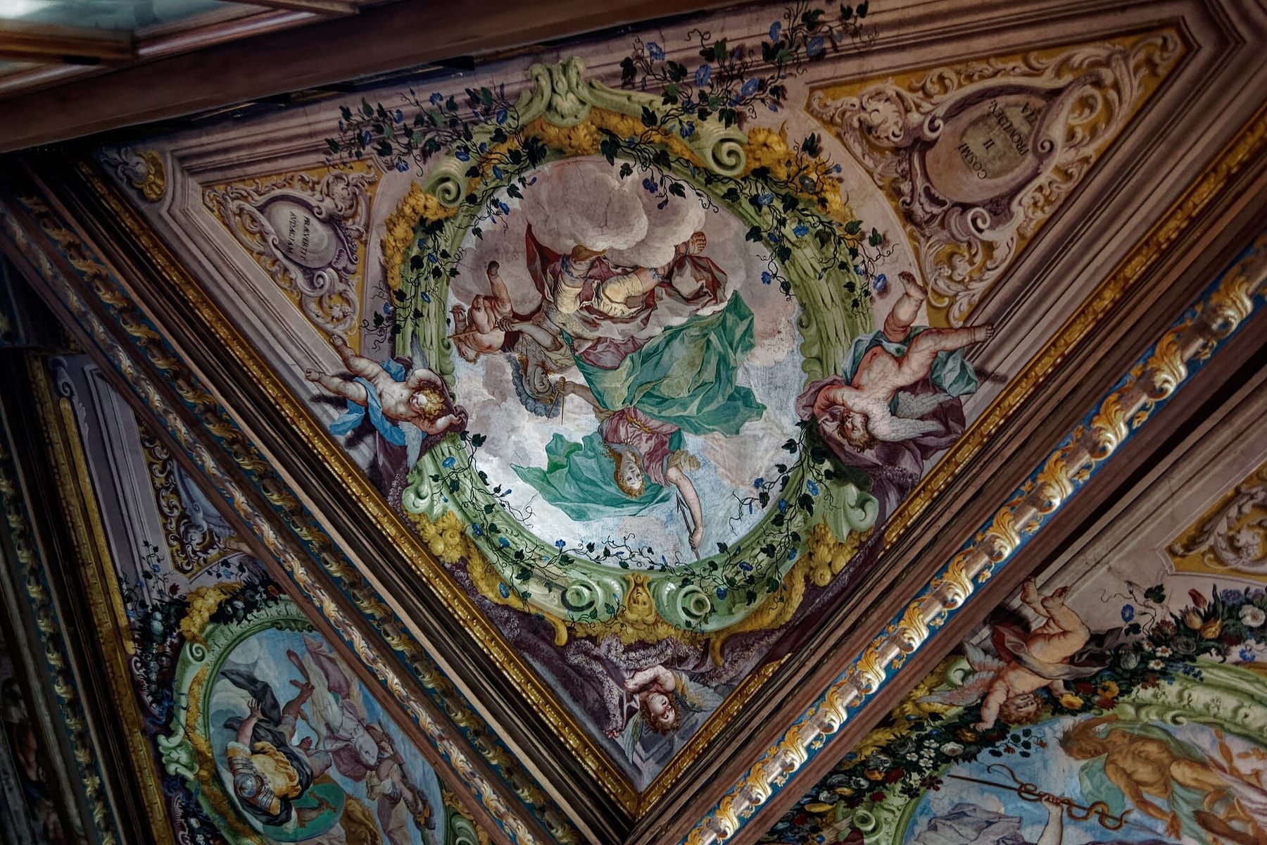 Corridoio delle Gallerie degli Uffizi a Firenze